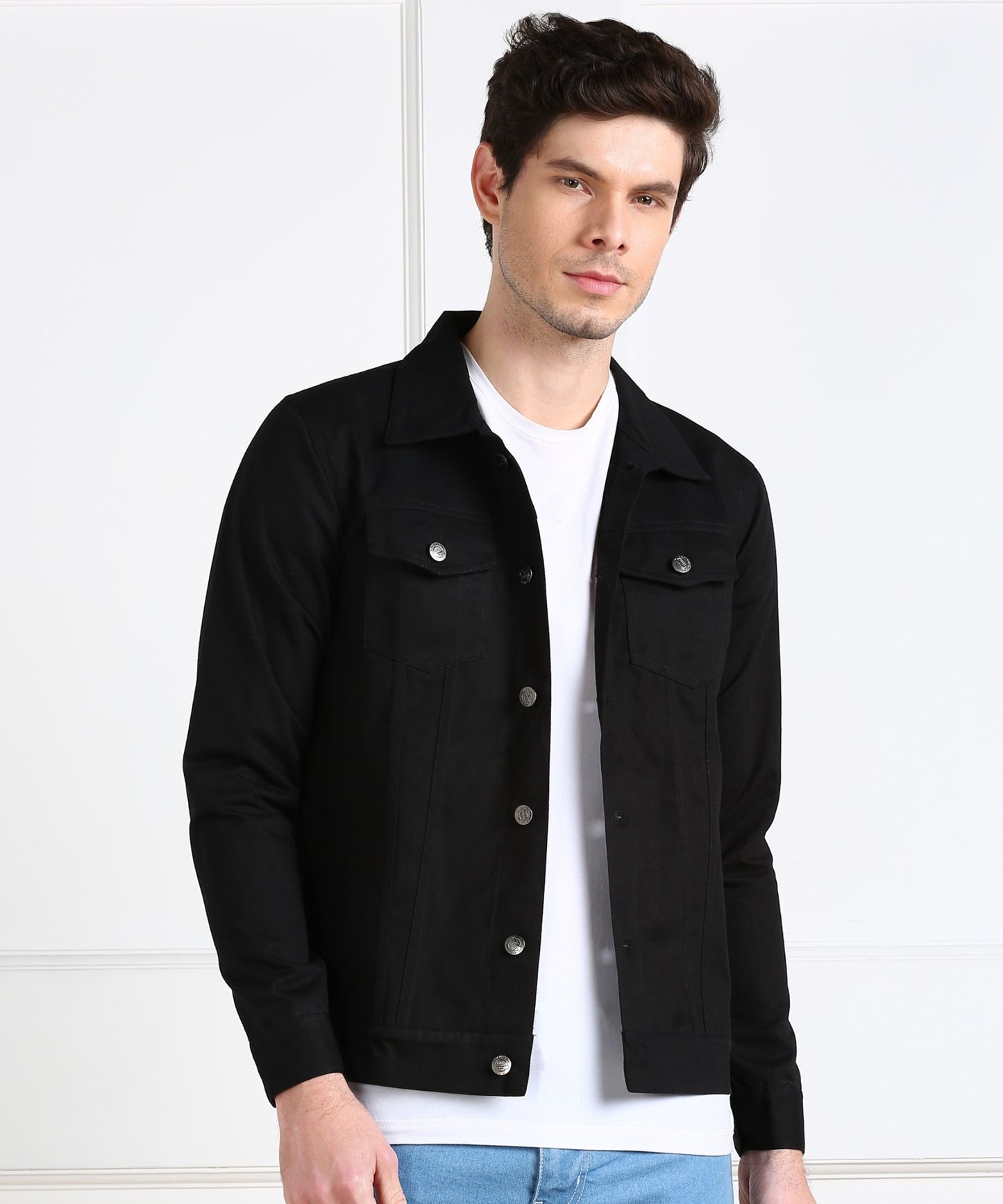 Timeless Black Men’s Casual Jacket – Effortless Style