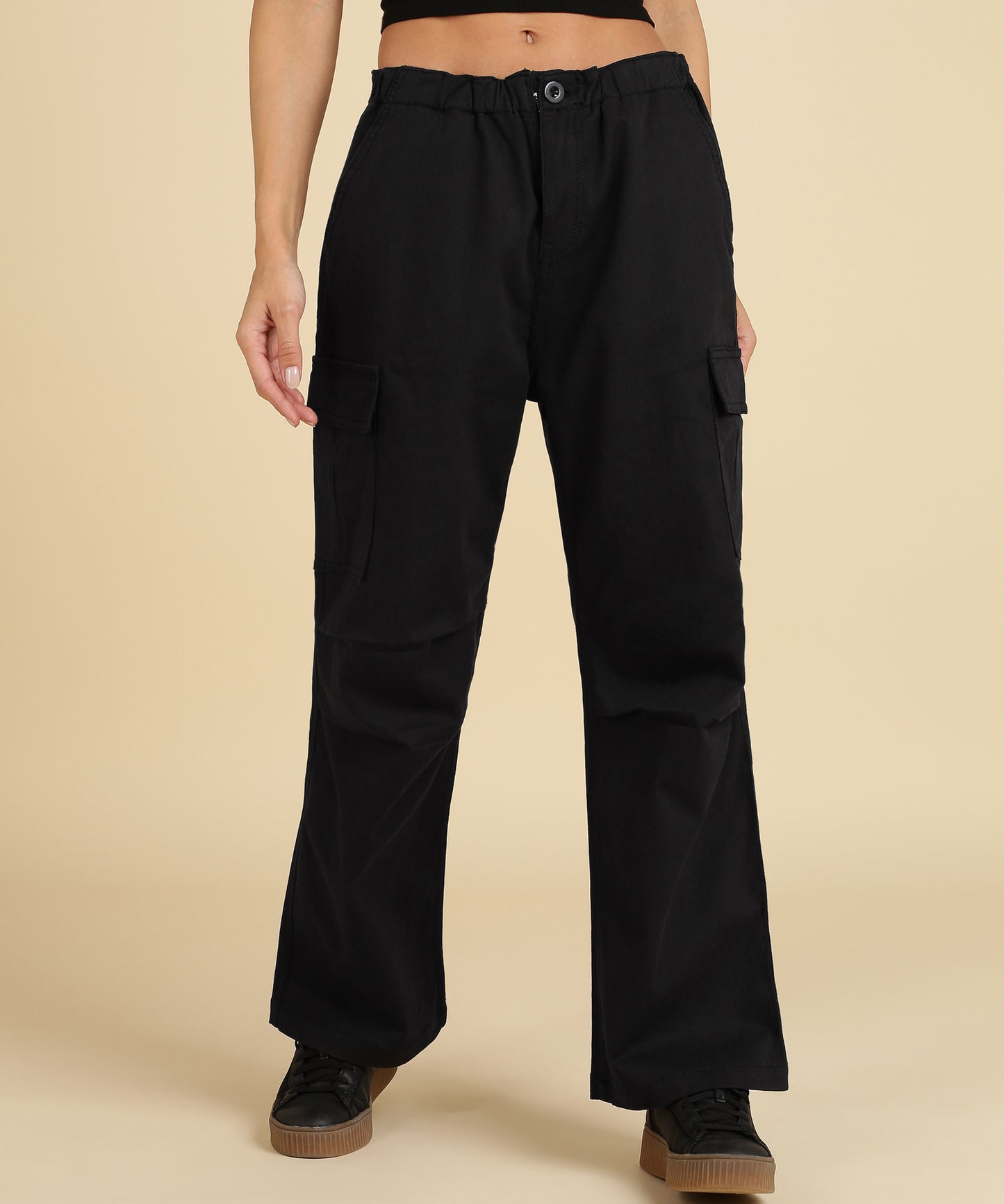 Utility Meets Fashion: Women’s Black Cargo Pants