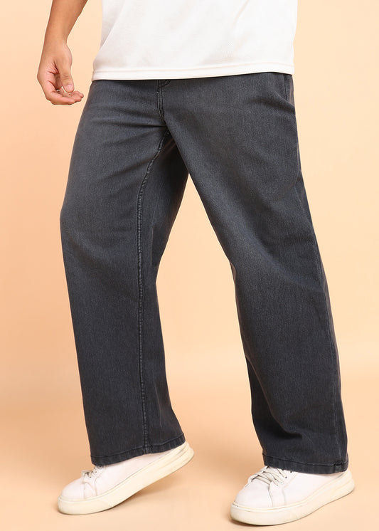 Men's Wide-Leg Denim Jeans