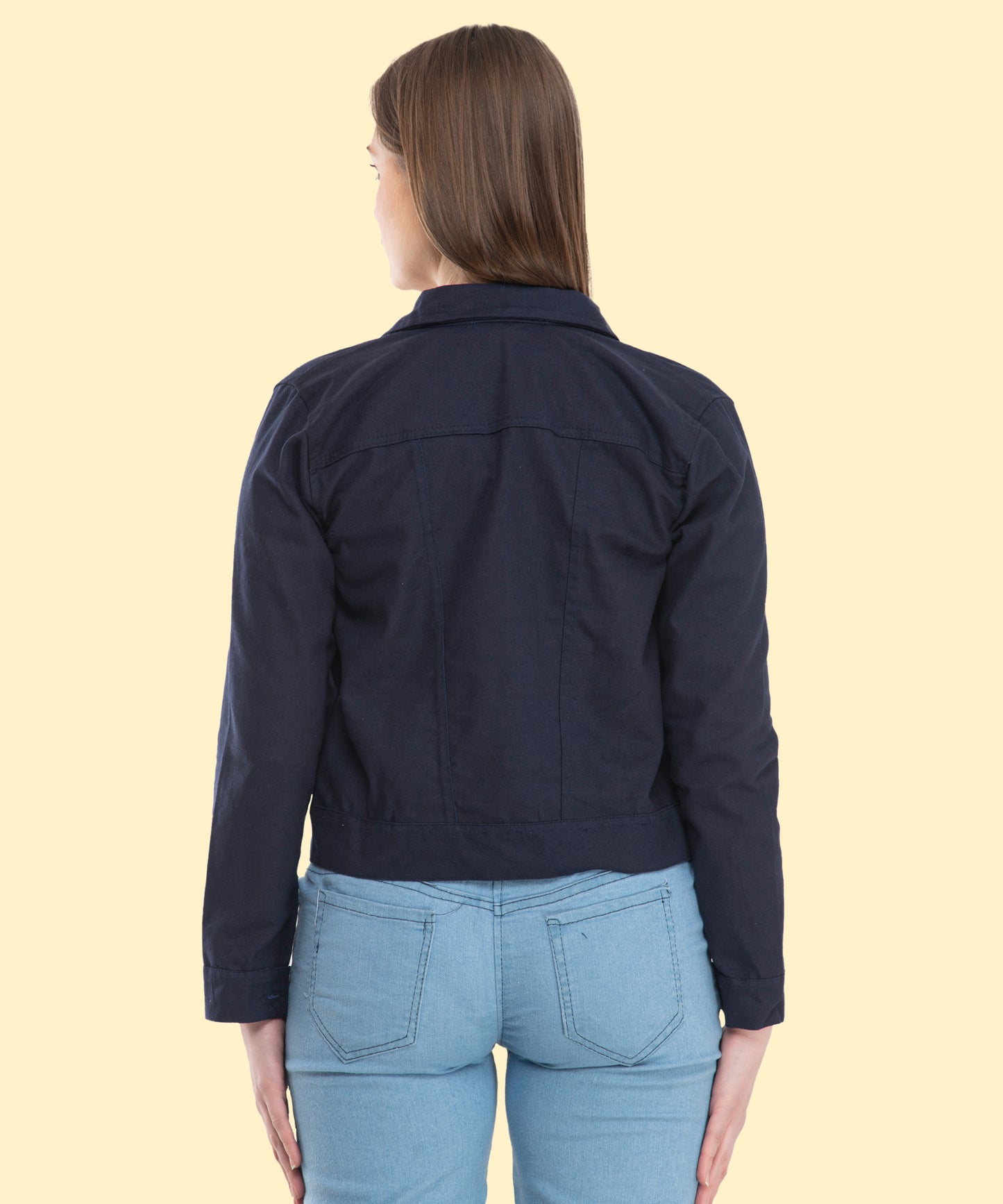 "Add a Touch of Magic with This Butterfly Blue Jacket"