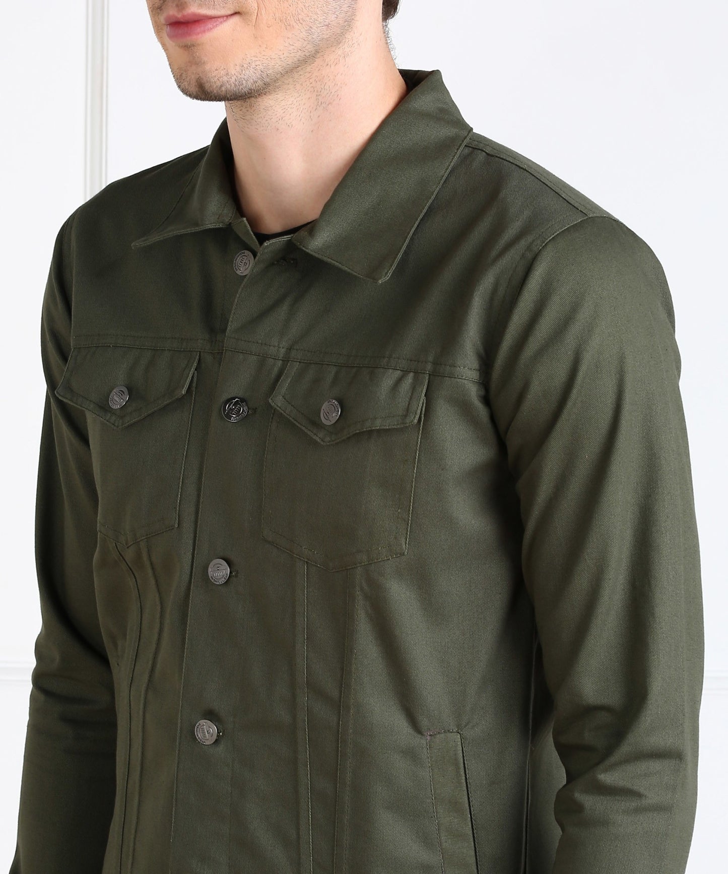 Timeless Olive Green Casual Jacket