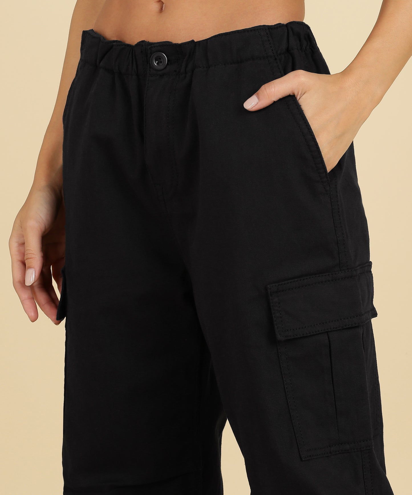 Utility Meets Fashion: Women’s Black Cargo Pants