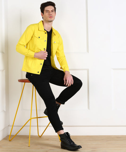 Vibrant Neon Yellow Jacket – Bold Style with Modern Edge
