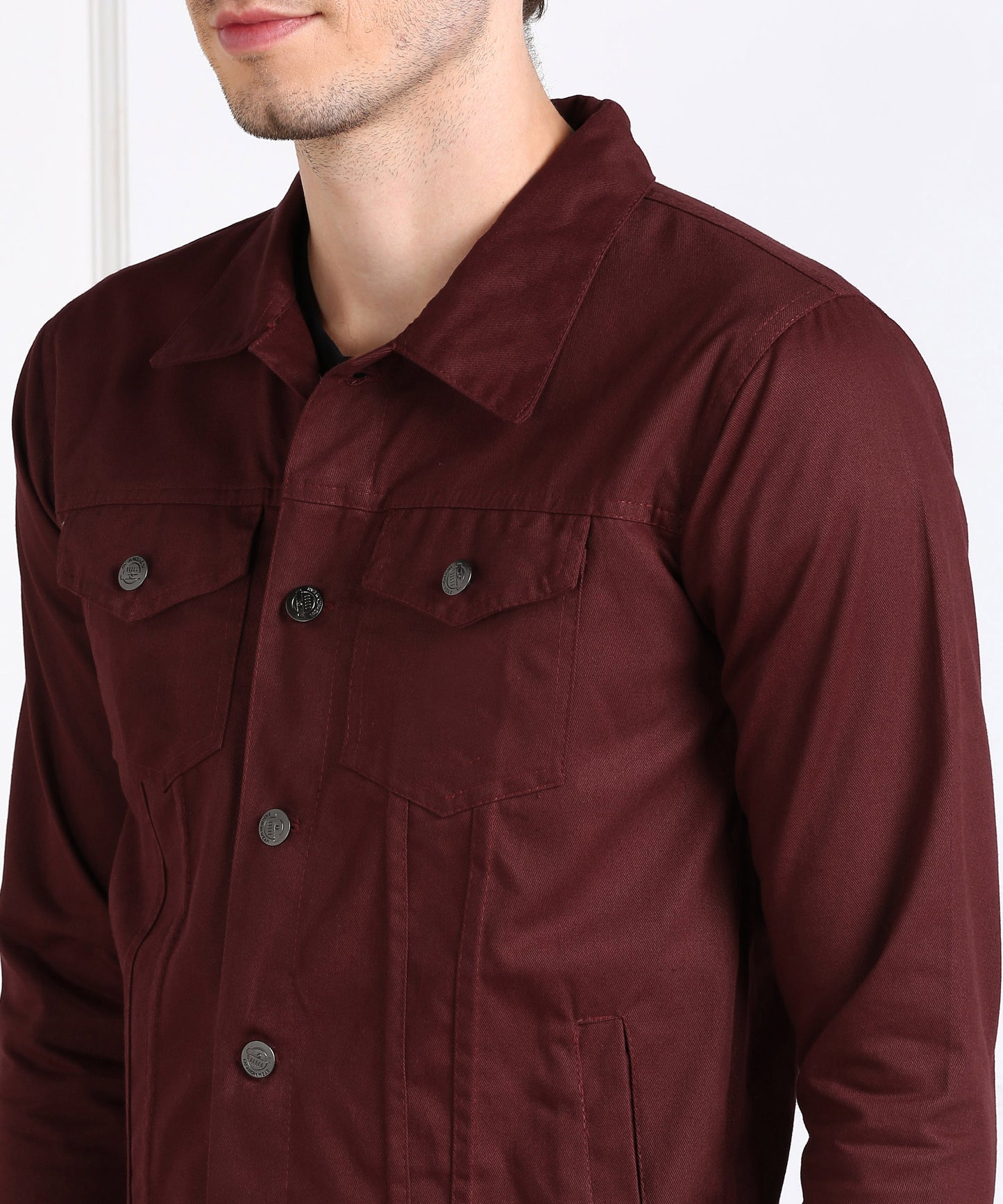 Maroon Heritage Casual Men’s Jacket