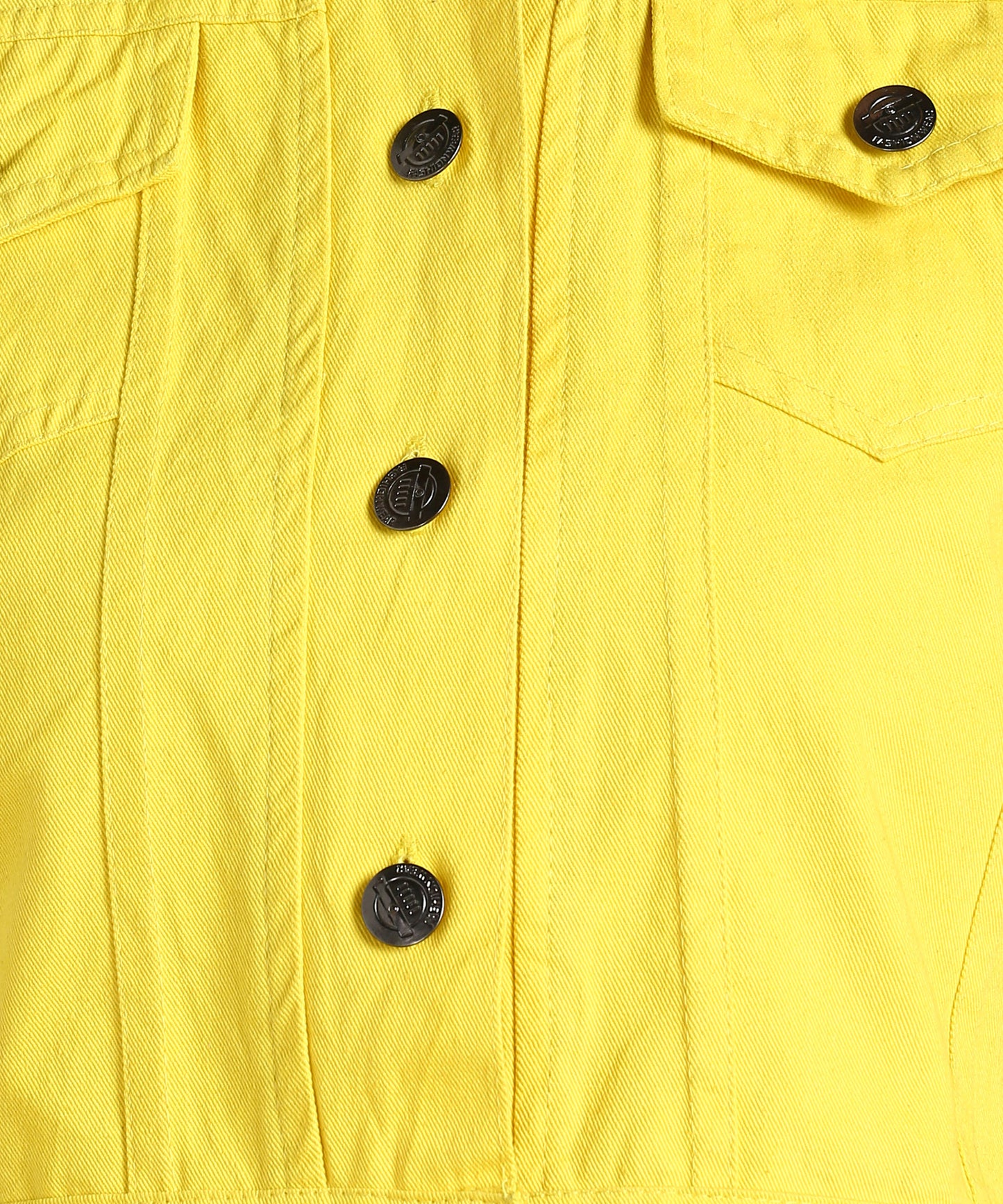 Radiant Radiant Neon Yellow Cropped Jacket for Women