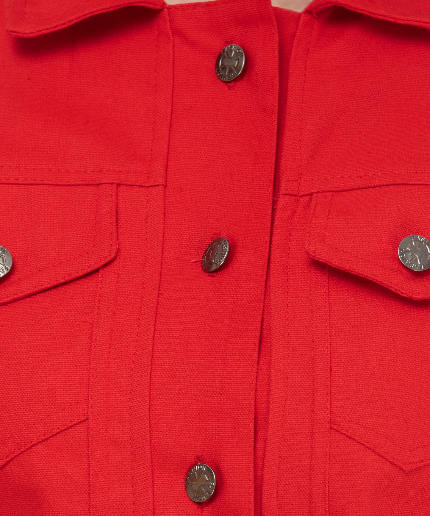 Bold Elegance – Women’s Red Buttoned Jacket