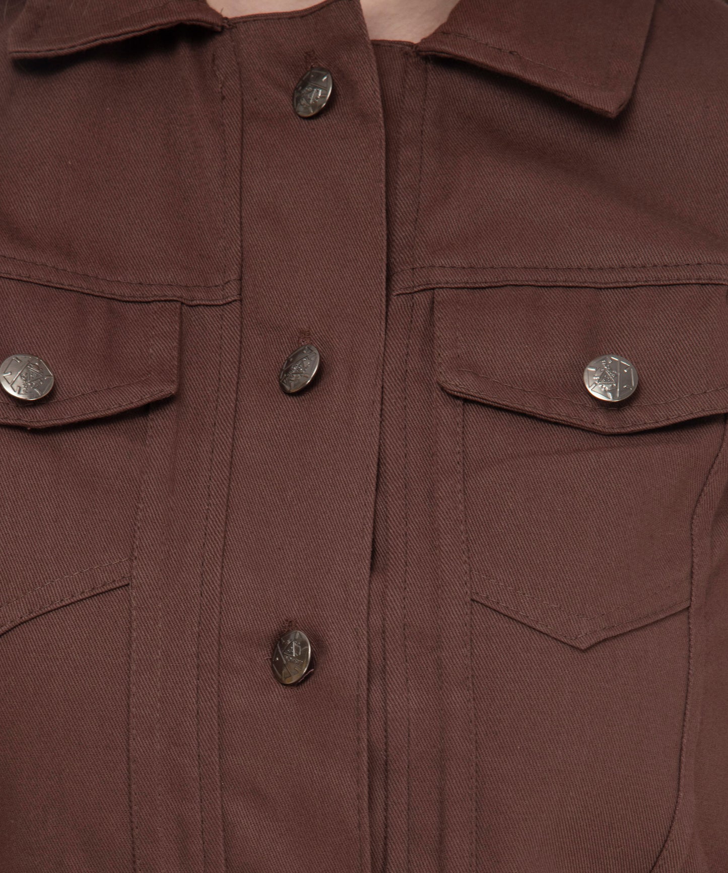 Classic Brown Cropped Jacket – Timeless Elegance with a Modern Edge