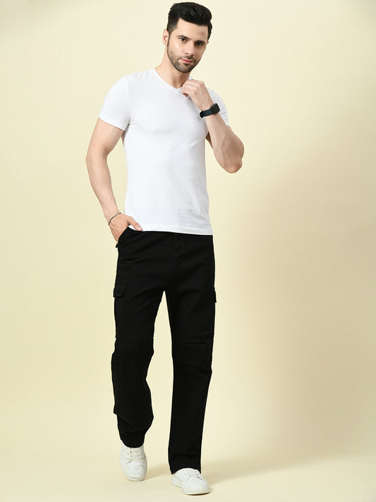 Men’s Premium Black Cargo Pants