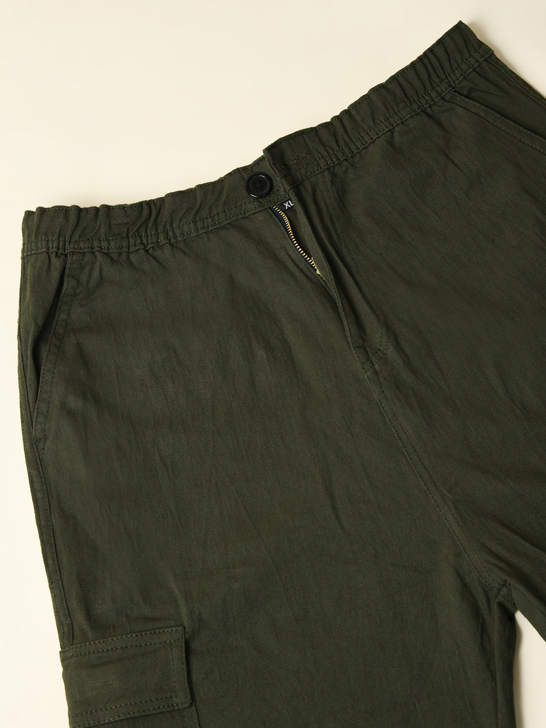 Men’s Outdoor Adventure Olive Green Cargo Trousers