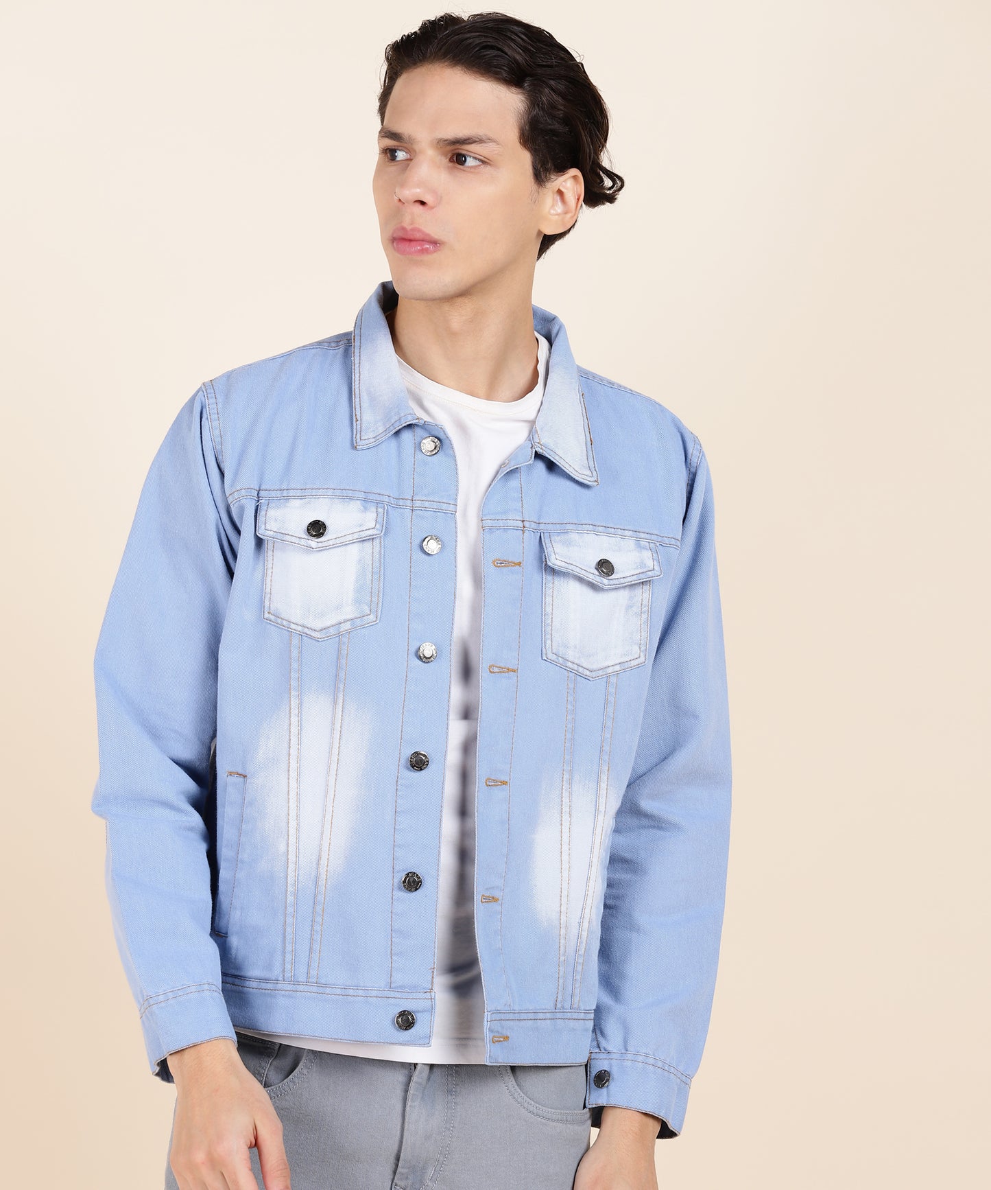Light Blue Denim Jacket for Timeless Casual Style