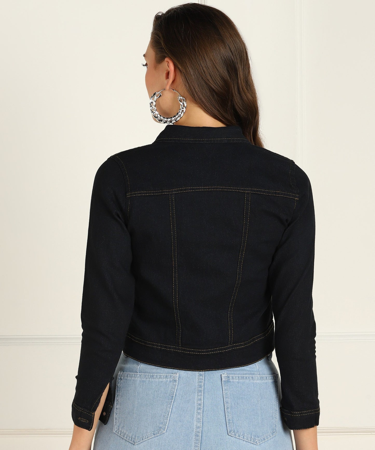 Redefining Casual Cool: Black Denim Jacket for Women